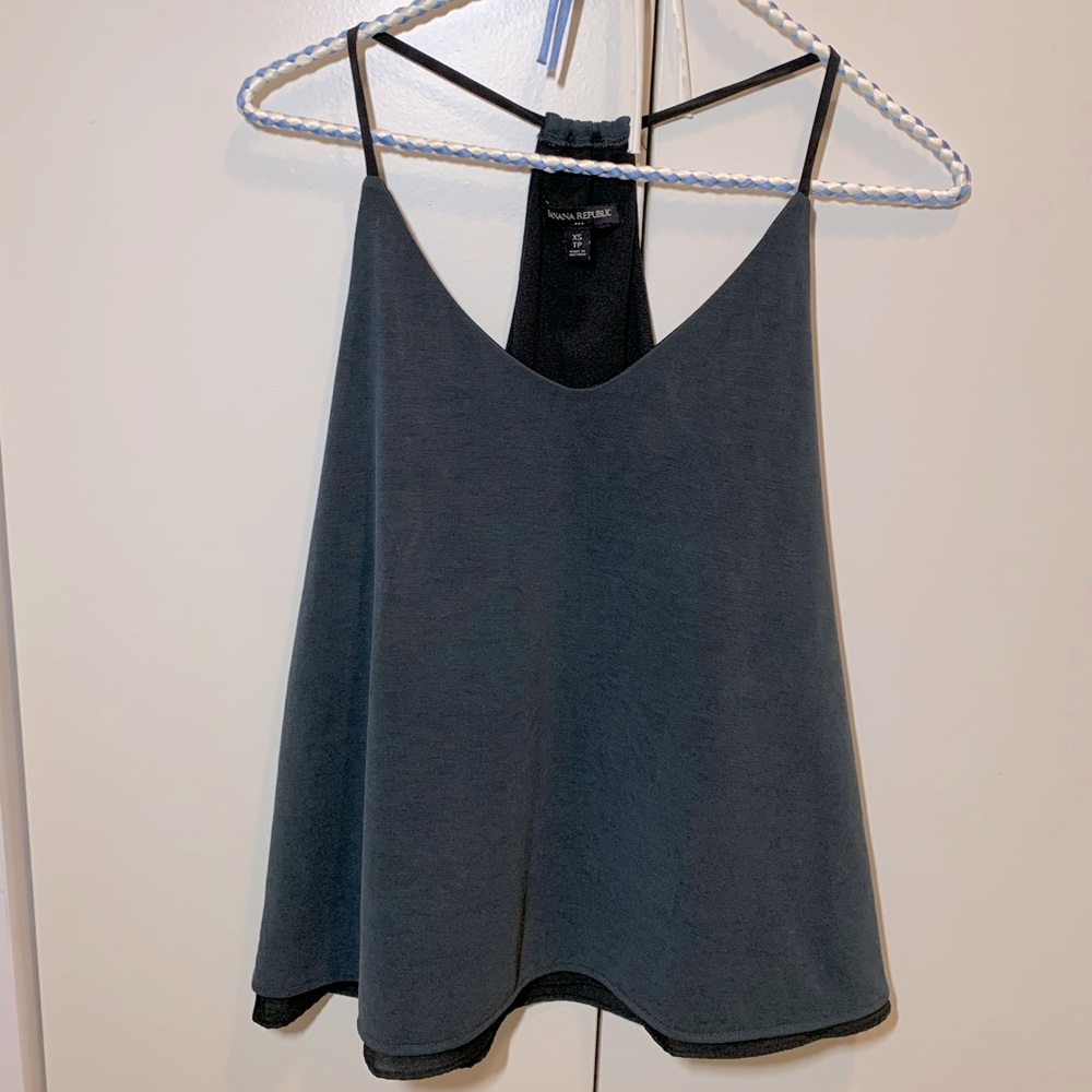 Banana republic dark grey tank top